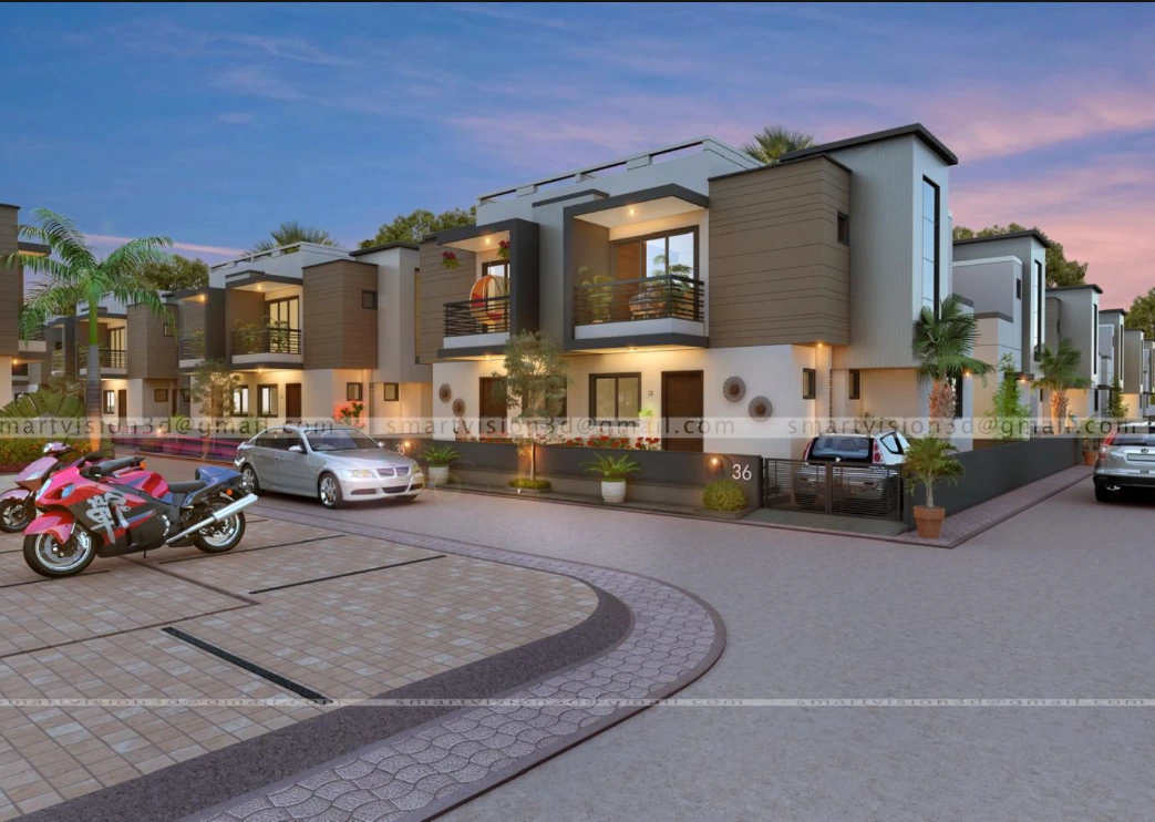 Ganesh Homes night view